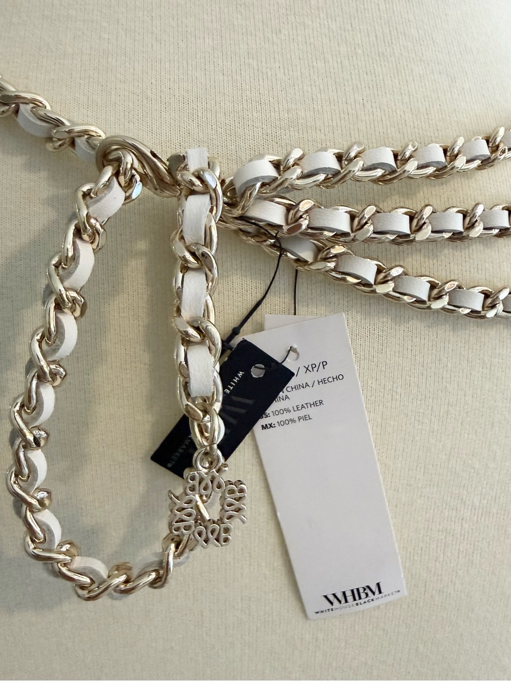 NWT • White House Black Market Triple Chain Belt - Picture 9 of 10